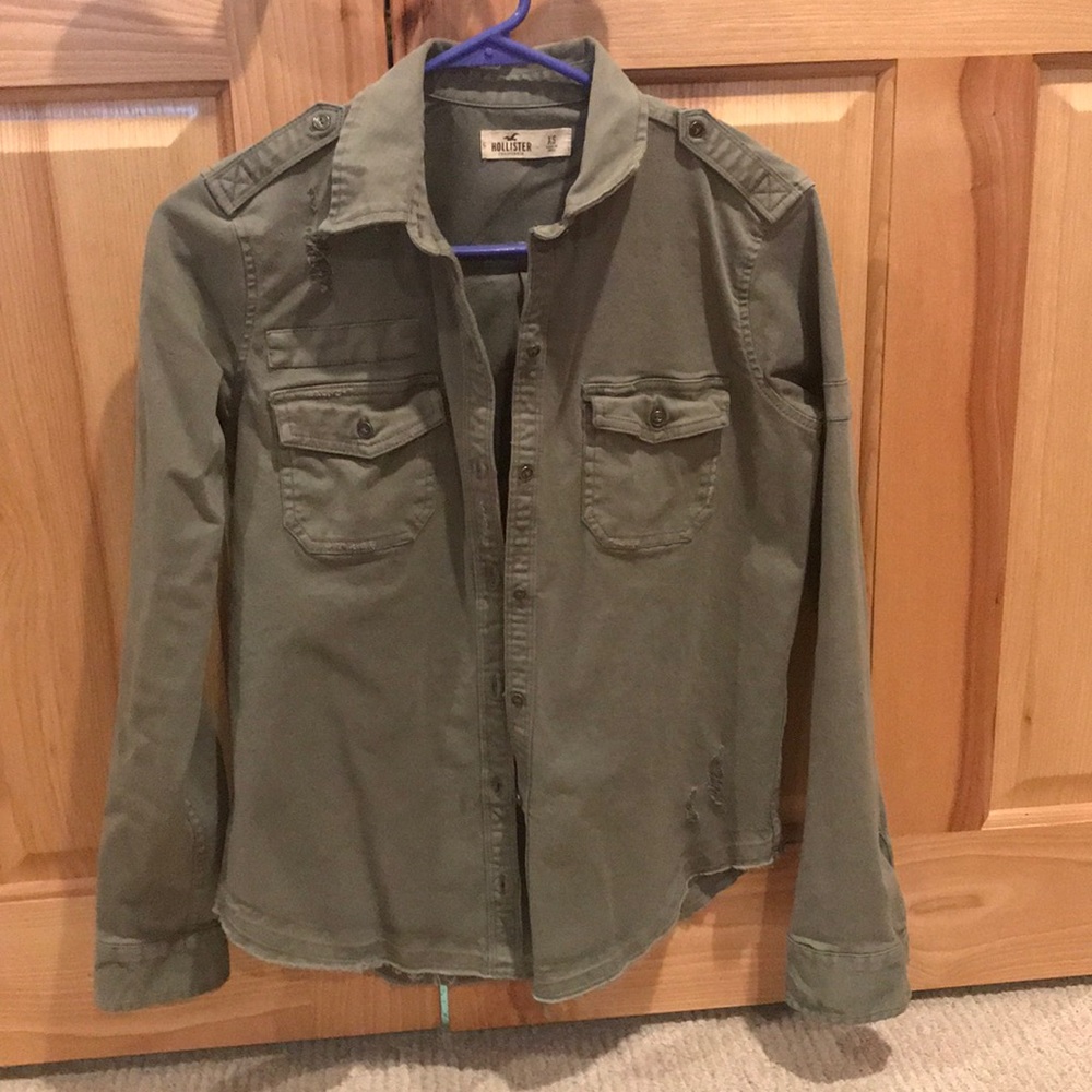 Hollister Olive Jacket!